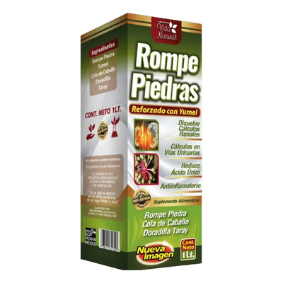 Rompe Piedras Tonico Vida Natural 1 Litro | Meses sin interés