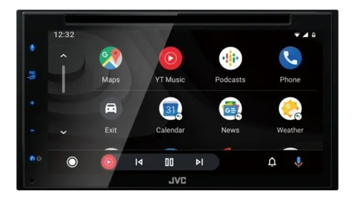 Pantalla Jvc Kw-v660bt Bt Usb Dvd Cd Car Play Android Auto