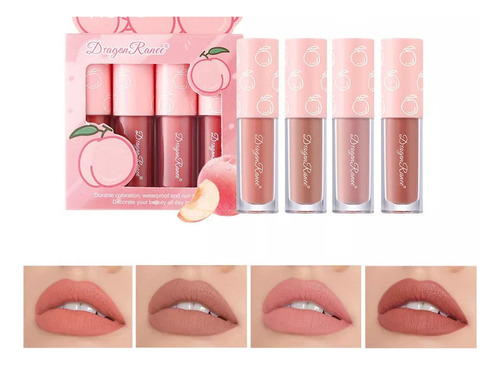 Set Labiales Matte Dragon Ranee 4 Tonos, El B!