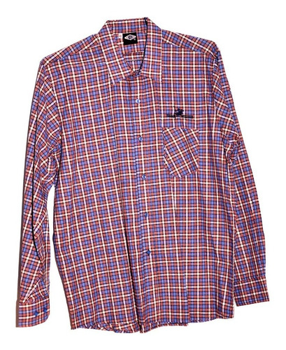 Camisa Buchona De Cuadros Corte Recto