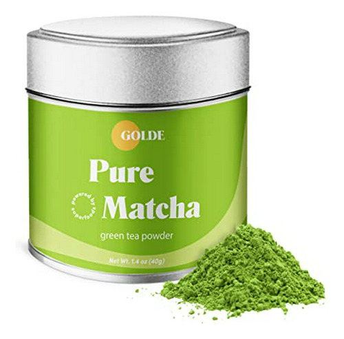 Matcha Premium Puro  Antioxidantes Y L-teanina (40g)