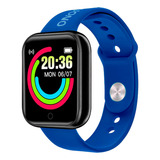 Reloj Inteligente Smartwatch Suono Pulsera Bluetooth Color De La Malla Azul