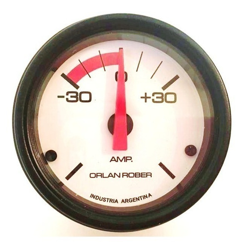 Reloj Amperimetro Orlan Rober 52mm  Linea Blanca 441 H30/50 