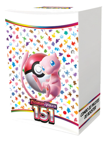 Display Pokémon 108 Cartas Coleção 151 Escarlate E Violeta