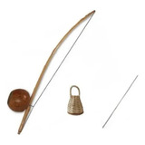 1 Berimbau Capoeira, 1 Baqueta, 1 Dobrão De Pedra E 1 Caxixi