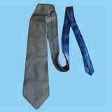 Corbata Bicolor Azul De Rombos Tommy Hilfiger