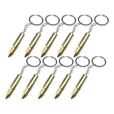 A.llavero Metálico Con Forma De Bala Y Con Cucharita 10pcs A