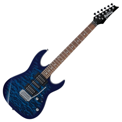 Ibanez Gio Grx70qa Electrica Trans Blue Burst - Plus