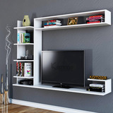 Mueble Modular Tv Rack Estates Flotantes Led