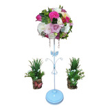  Candelabro, Porta Vela  Centro De Mesa Altura 40cm 