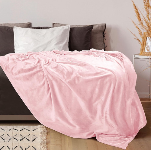 Cobertor Manta Microfibra Casal Lisa Super Macia 1,80 X 2,00