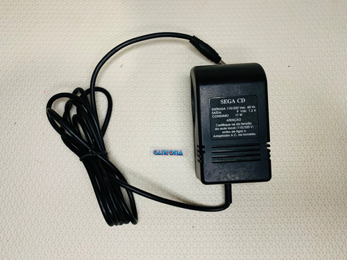 Fonte Original Sega Cd Tec Toy Bivolt Chaveada - Rara