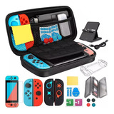 Kit De Accesorios Con Estuche Para Nintendo Switch 25 En 1