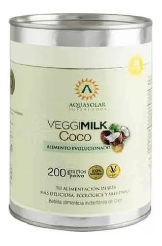 Leche De Coco Veggi Milk Organica 200 Gr (5 Lts). Todo Chile