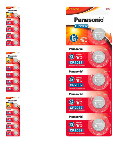 20 Baterias Cr2032 Panasonic (4 Cart)