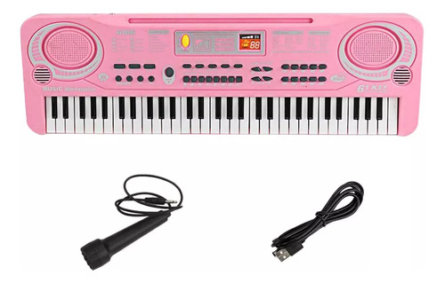 61 Teclas De Música Digital Teclado Electrónico Para Niños