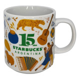 Nueva! Taza Starbucks 15 Años Aniversario Arg Original +caja