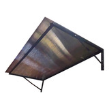 Alero Toldo Puertas Policarbonato 6mm 105cm X 56cm