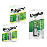 Cargador De Pilas Mini Energizer + 2aa + 2aaa