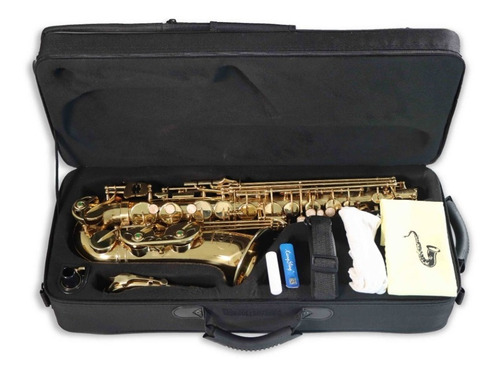 Saxofon Alto Symphonic As-02eb Color Dorado Estilo 82z