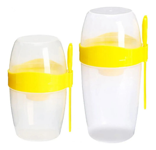 Vaso Para Yogurt Leche Y Cereal Frutas Frutos Secos Portable