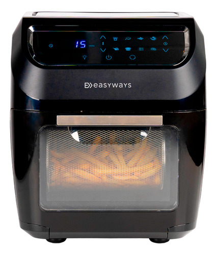 Horno Freidora De Aire Airfryer Plus Easyways Color Negro