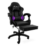 Silla Gamer Ergonómica Reposapiés Reclinable Gaming Oficina