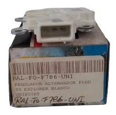Regulador Alternador Ford 3g Explorer Blanco F786 Foto 3