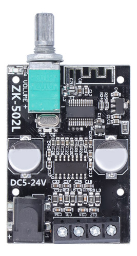 Placa Amplificadora De Potencia Bluetooth Zk502l Estéreo Dig