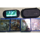 Ps Vita Slim Sony Original Memoria 16 Gb Y Juegos Fisicos