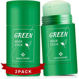 Mascarilla De Té Verde Para Cara (2 Unidades), Removedor De