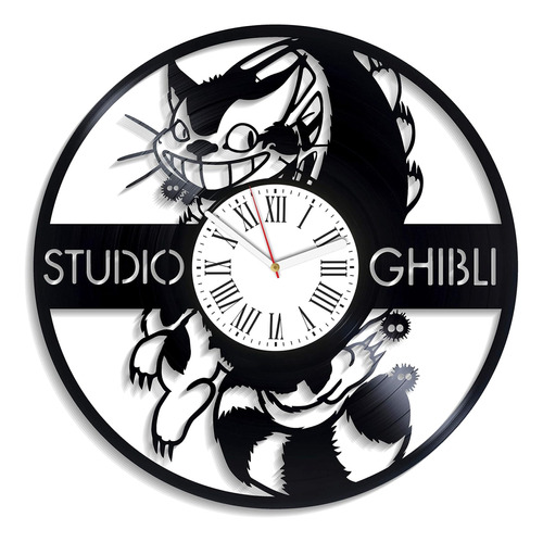 Reloj Decoración Minimalis Kovides Ghibli Art Para Niños Y N