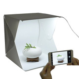 Caja De Luz 20x20cm Led Mini Estudio Fotografico Photobox