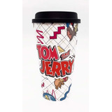 Vaso Plástico Con Tapa Tom Y Jerry - Producto Oficial