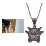 Cubana Cadena Eslabones Gengar Hip Hop Collares De Diamantes