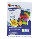 Papel Fotográfico Inkjet Brillante A4 230gr X40 Hojas