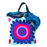 Bolso Playa Con Bolso Interno+ Pareo+ Cosmetiquero Oferta