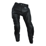 Pantalon De Piel Con Protecciones Para Moto , Kromtek