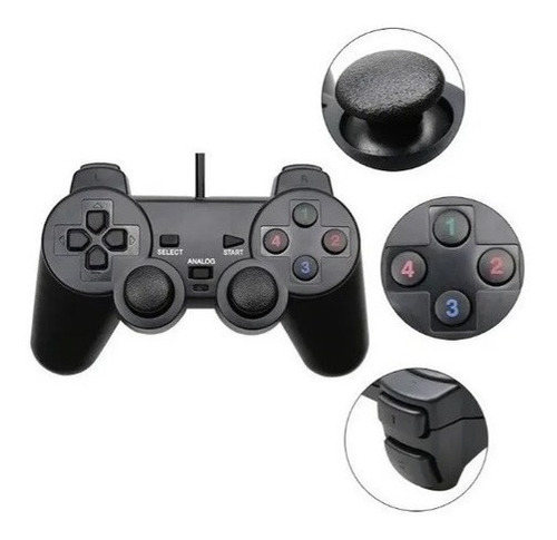 Controles For Com Fio-usb Ps2 Ps3 Playstation Pc 