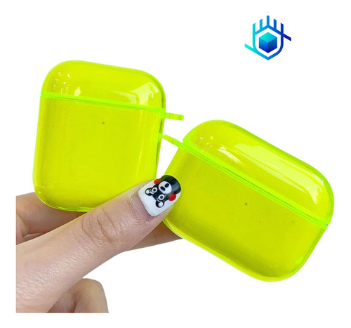 Funda Candy Neon Para AirPods Case Uso Rudo Mujer 3d Hombre