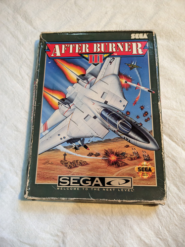 After Burner 3 Sega Cd Juego Completo Y Raro