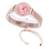 Set De Relojes Para Mujer, Joyas De Aleación De Diamantes De