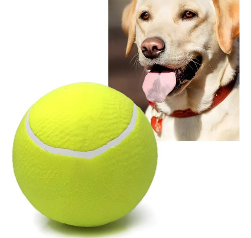 Pelota De Tenis Gigante Para Mascotas Grandes Perros 24cm 