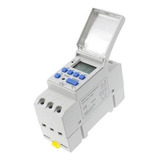 Interruptor Temporizador Programable Lcd De Carril Din 2xdc