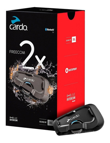 Comunicador Cardo Freecom 2x Unitario Moto Capacete Jbl