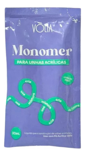 Monomer Líquido Vólia Para Unhas Acrílicas