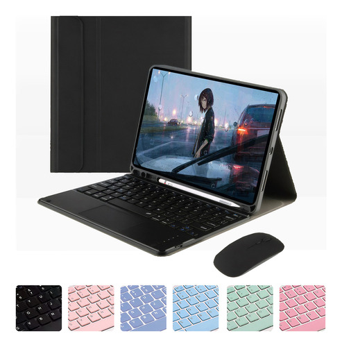 Capa Para iPad Air 5ª Geração (a2588),teclado Touch E Mouse