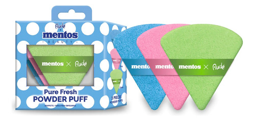 Set Esponjas Maquillaje Pure Fresh Mentos X Rude Cosmetics