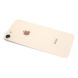 Tapa Trasera Cristal Con Lente Para iPhone 8 Rose Gold Adhes
