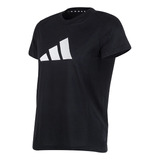 Remera adidas Essentials Big Logo Mujer Negra Solo Deportes